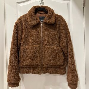 Ardene Brown Teddy Jacket